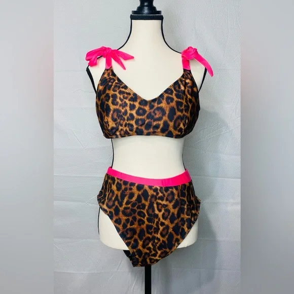 MERIGOLD KISS LEOPARD/PINK BIKINI - Picture 3 of 8